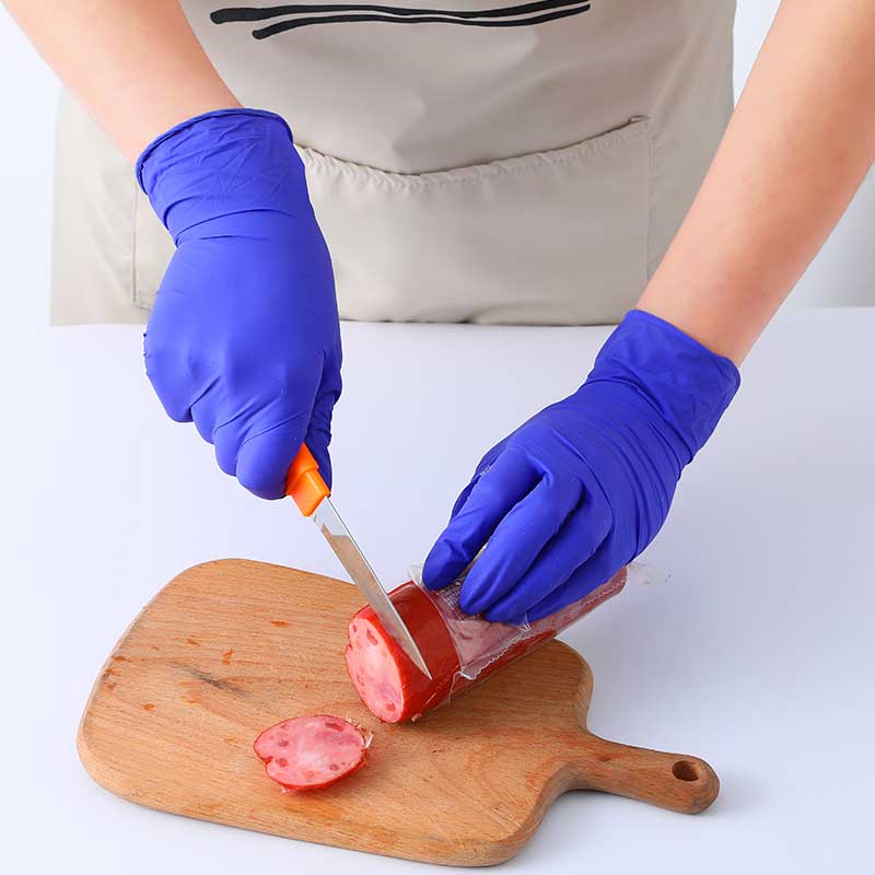 Gatamo Disposable medical powder free Blue Nitrile Gloves Nitrile