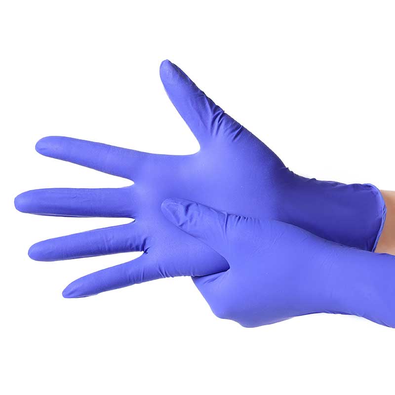Gatamo Disposable medical powder free Blue Nitrile Gloves Nitrile