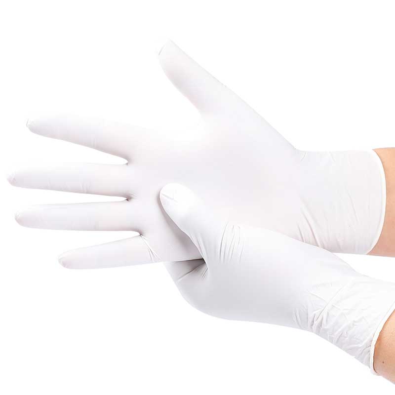 Gatamo Disposable medical powder free Sky Blue Nitrile Gloves Nitrile