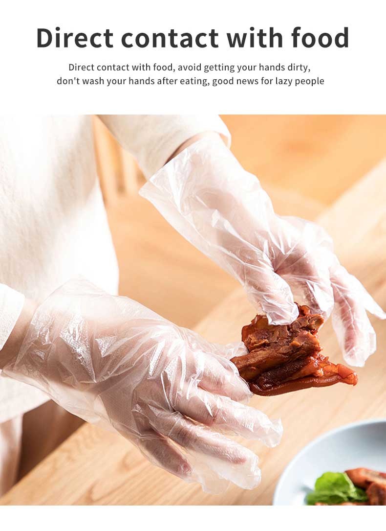 Gatamo Disposable food grade HDPE PE Plastic Gloves PE gloves gatamo